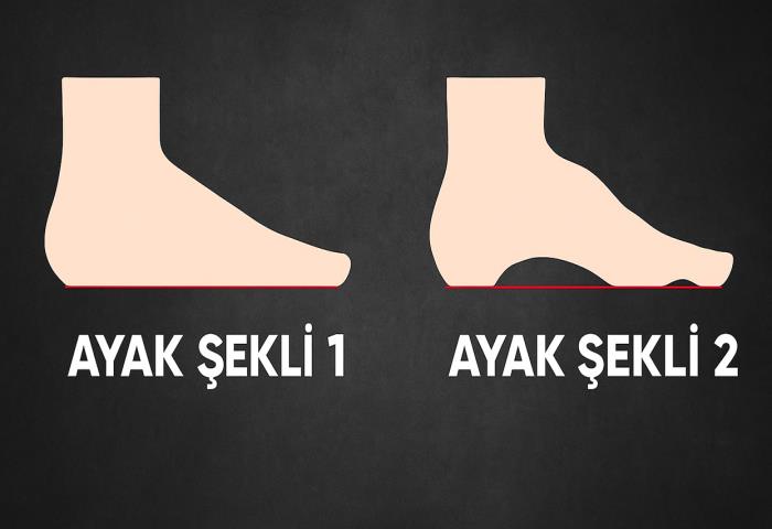 Ayak şeklin nasıl?