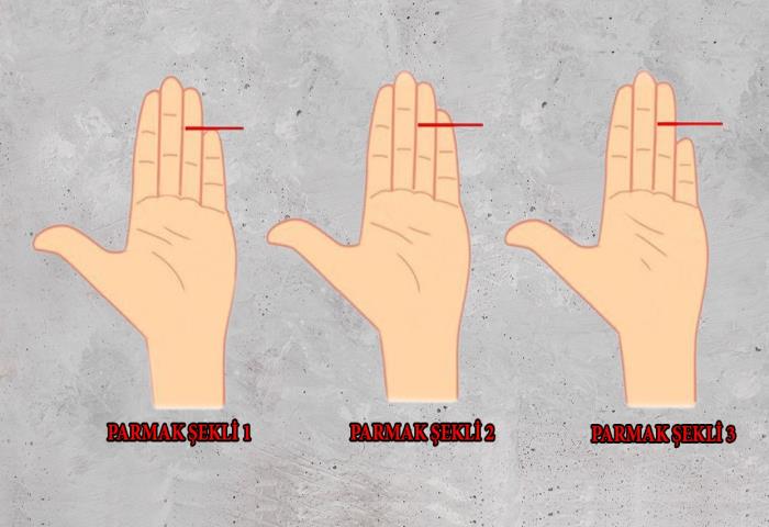 Hangi parmak şekline sahipsiniz?